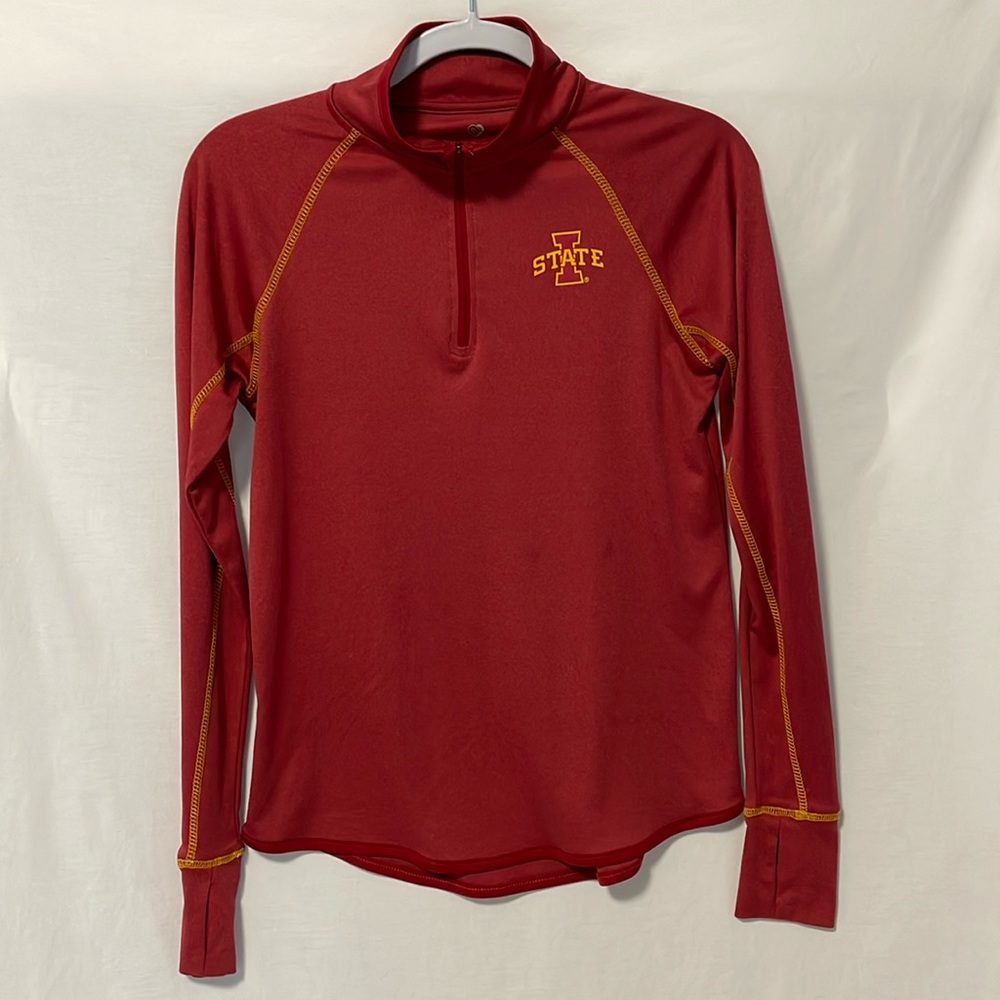 Illinois State running shirt with finger holes